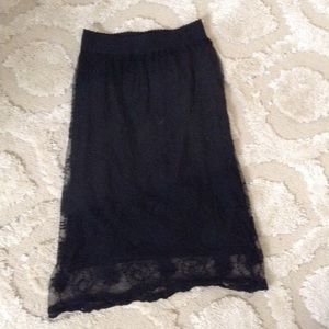 Embroidered Lace Skirt